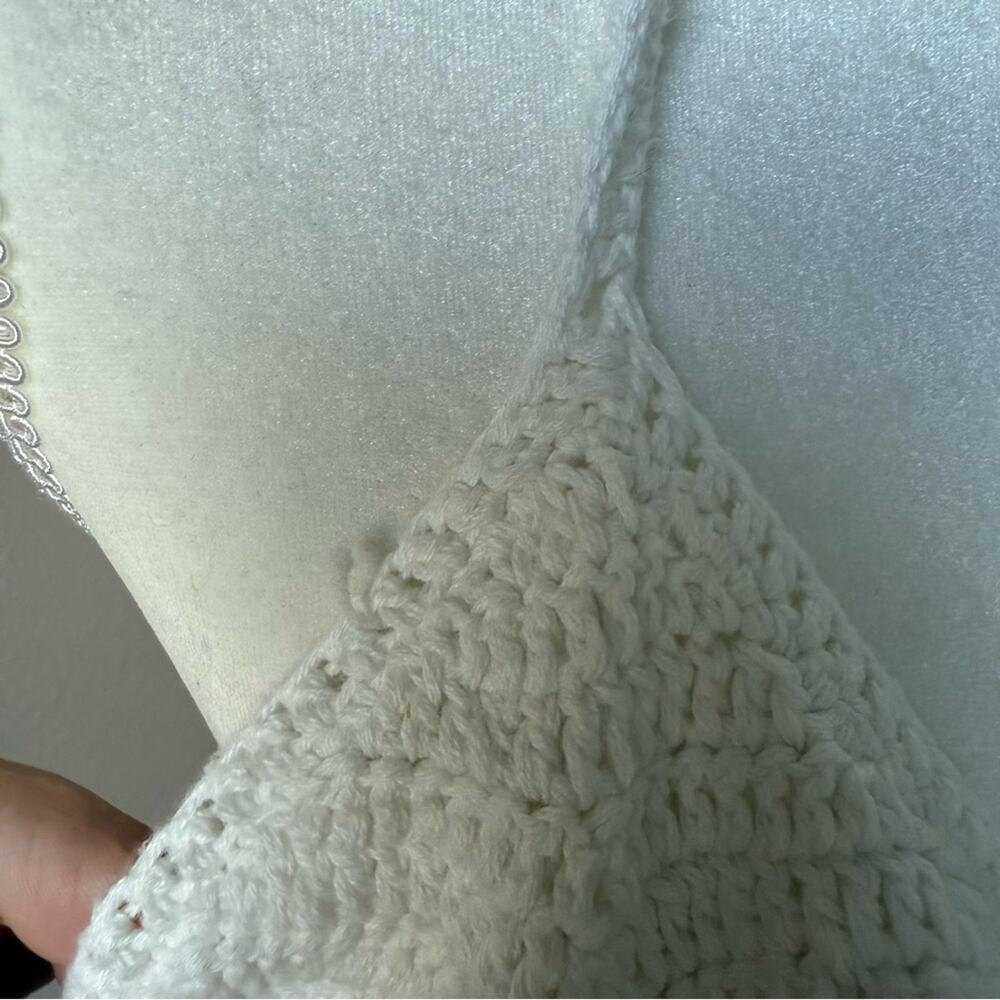 Victoria's Secret White Crochet Knit Dress Cover Up - Picture 8 of 8